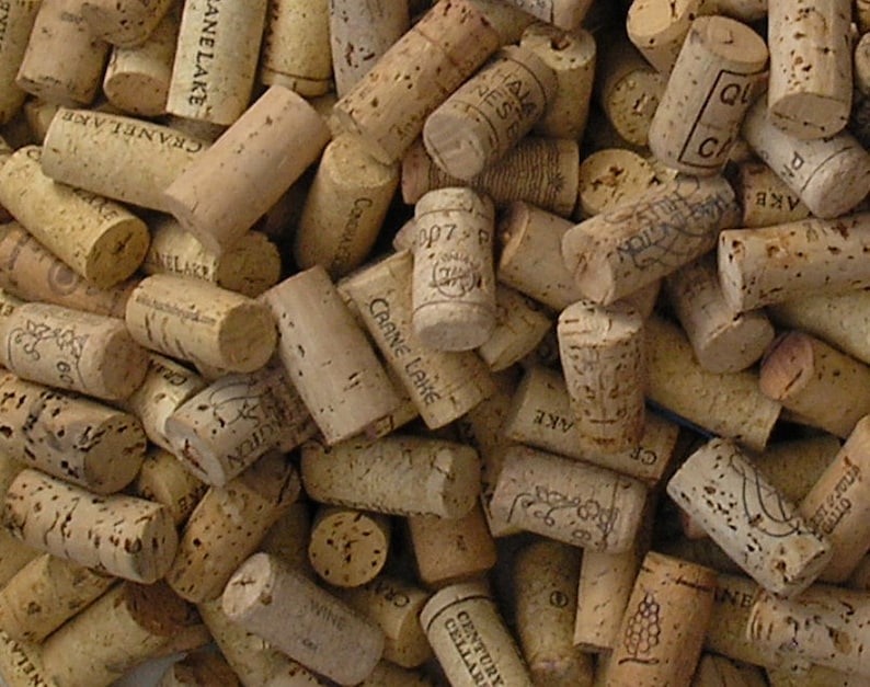 Sale 300 Natural Used WINE Corks for Crafts Red and White Etsy