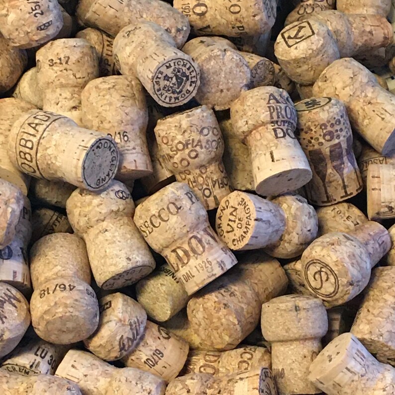 Lot of 50 Natural Used Champagne Sparkling Wine Corks for Etsy