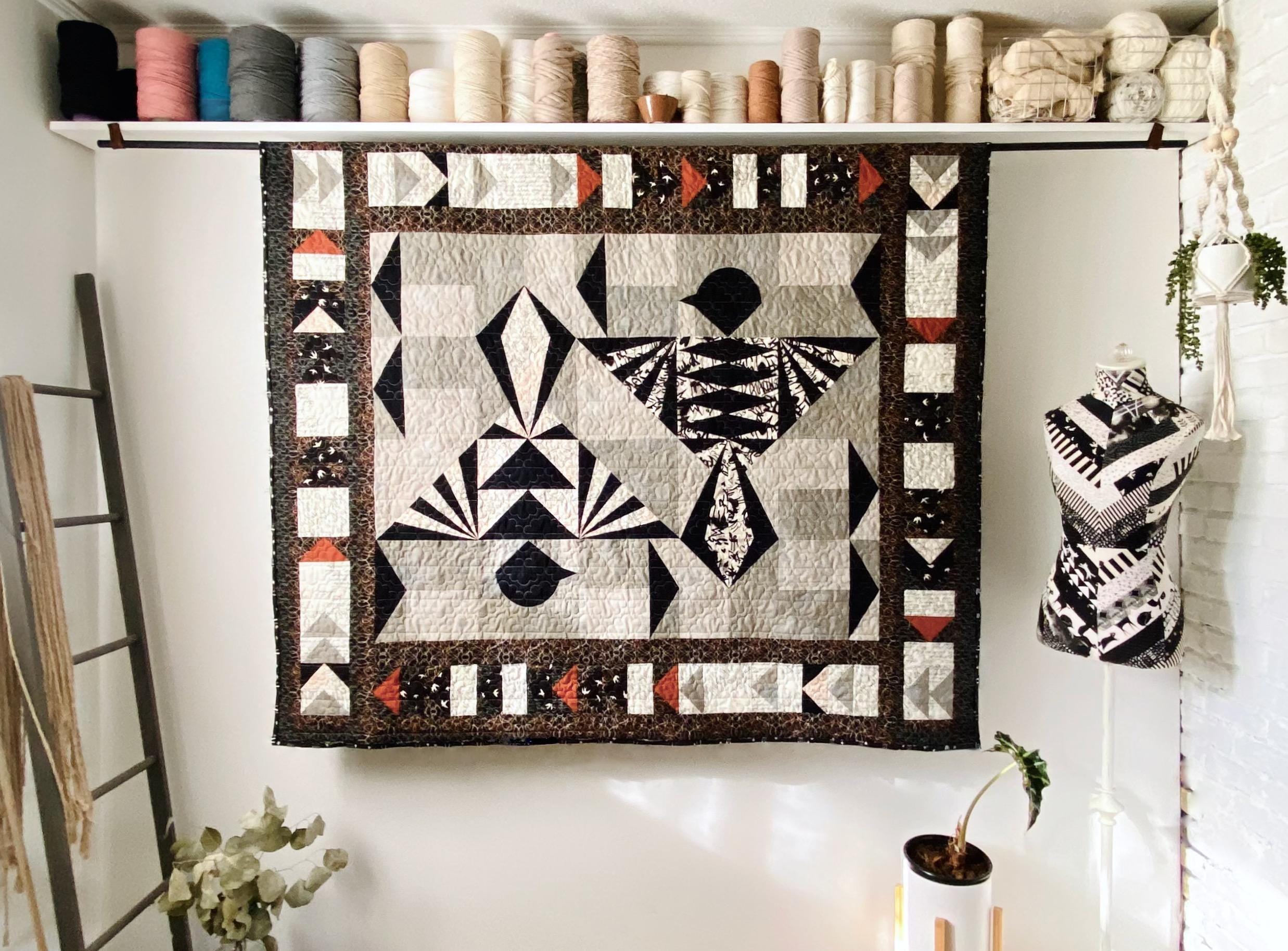 Deux Modern Quilt Pattern PDF Instant Download - Etsy