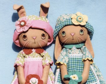 E-PATTERN Springtime Bunnies