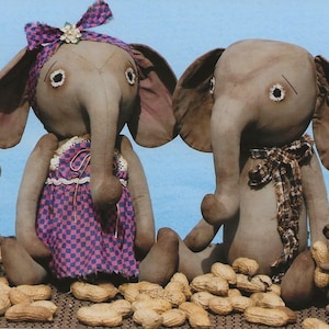 Primitive PATTERN Ellie and Elvin Elephants & Company