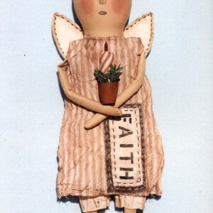 Primitive PATTERN Prim Angels Faith Love Hope image 2