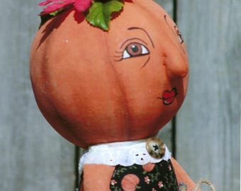 Prissy a Primitive Pumpkin Girl EPattern