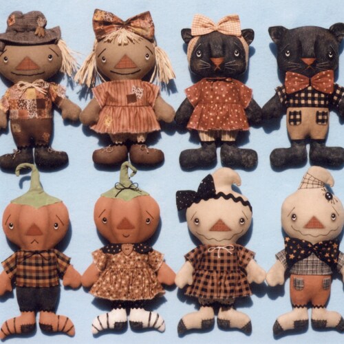 Primitive PATTERN Fall Fun Kids - Etsy