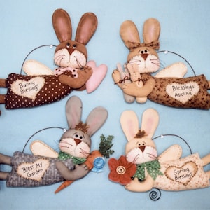 Primitive PATTERN Bunny Blessings