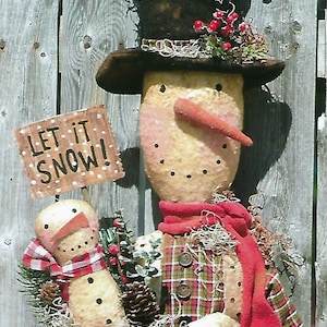 Sew Slim So Prim Snowman E-Pattern