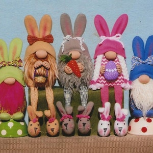 Primitive PATTERN Bunny Gnomes