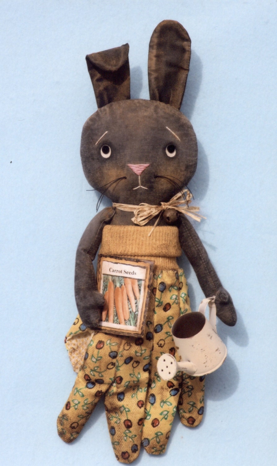 A Primitive PATTERN Garden Glove Bunnies Etsy