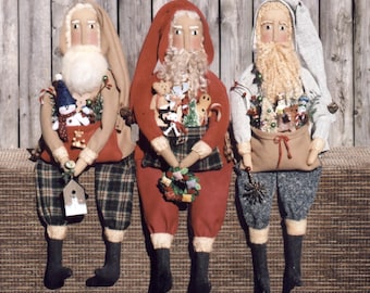 Primitive PATTERN Santa Folk