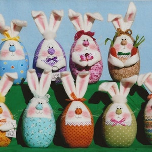 Let's Hop To It Big Bunny Eggs E-Pattern