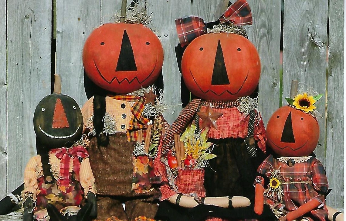 Pretty Prim Pumpkin Girls E-pattern - Etsy