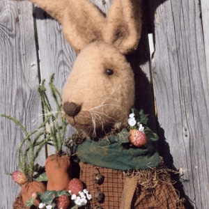 Primitive E-PATTERN Prim Bunnies Welcome Spring image 4