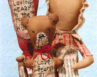 Patrón E de Prairie Wisdom Doll & Company