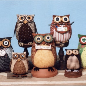 Felties Funky Owl Felt Stickers - 10 Pieces –