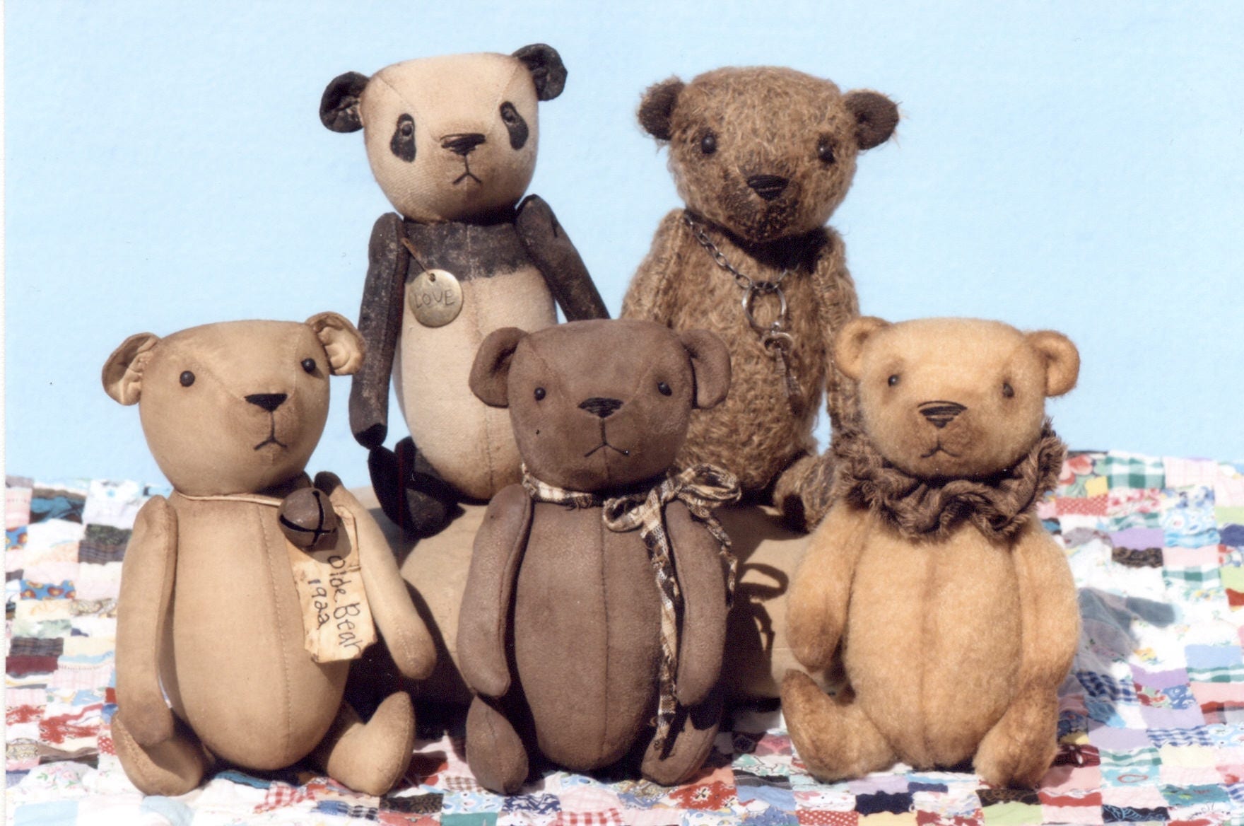 big round teddy bear