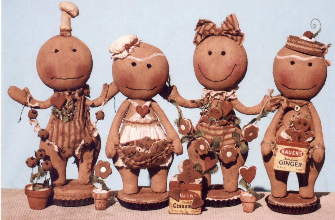 Primitive PATTERN Gingerbread for All Seasons - Etsy