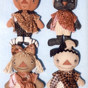 Primitive PATTERN Fall Fun Kids - Etsy