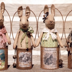 Primitive PATTERN Prim Bunny Baskets