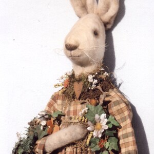 Primitive E-PATTERN Prim Bunnies Welcome Spring image 3