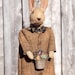 Primitive PATTERN Folk Art Bunny Rabbits - Etsy