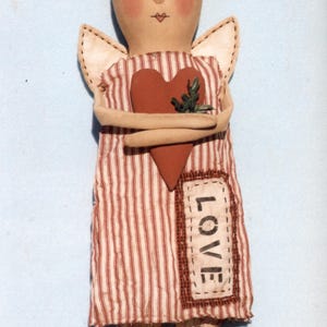 Primitive PATTERN Prim Angels Faith Love Hope image 3