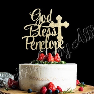 God zegene taarttopper, religieuze taarttopper