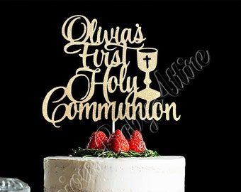 First Holy Communion Cake Topper, Religios Cake topper