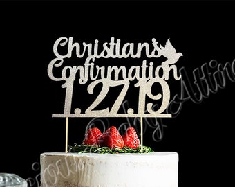 Confirmation Cake Topper, Religious Cake topper