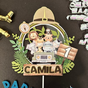 Safari Cake Topper
