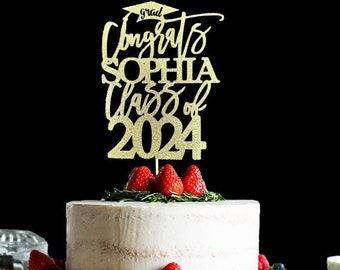 Graduation Cake Topper, Custom Graduation Cake Topper