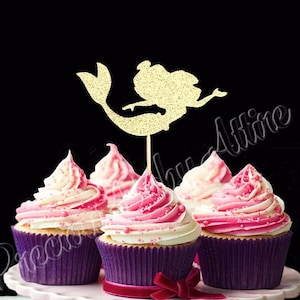 Mermaid Cupcake Toppers Set of 12
