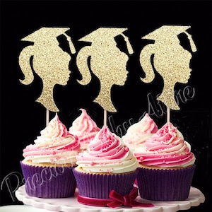 Graduation Cupcake Topper Set of 12