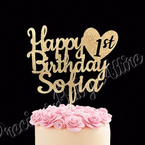 First Birthday Cake Topper