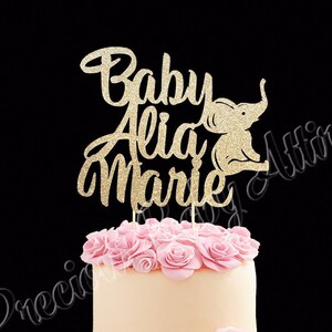 Custom Baby Cake Topper, Baby Shower Cake Topper