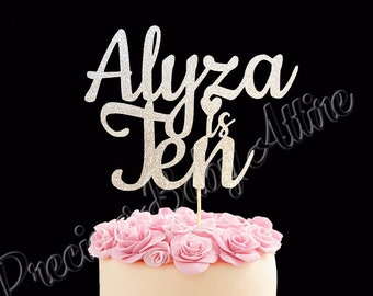 10th Birthday Cake Topper, Double Digits Cake topper