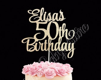 Decorazione per torta del cinquantesimo compleanno