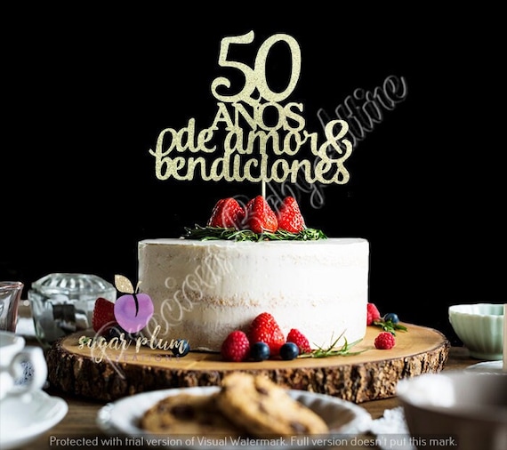 Feliz Cumpleaños Tortenaufsatz – Gold Glitter, Spanische Geburtstagskuchen-Deko, Party Zubehör