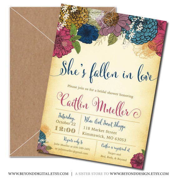 printable fall bridal shower invitation diy autumn bridal fall bridal shower invitations