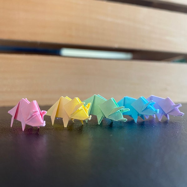 Small Origami Triceratops