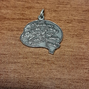 HANDPICKED Sterling Silver Hawaii State Charm