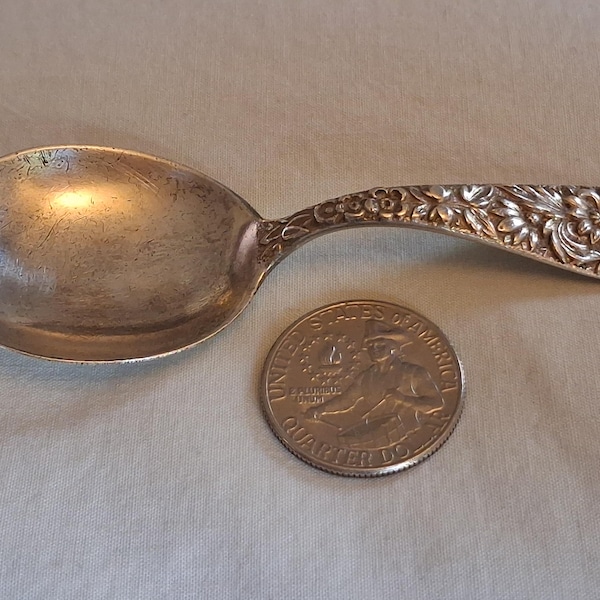 Sterling Silver S Kirk and Son Inc Flower Spoon