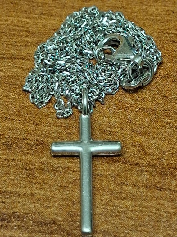 Sterling Silver Cross Necklace