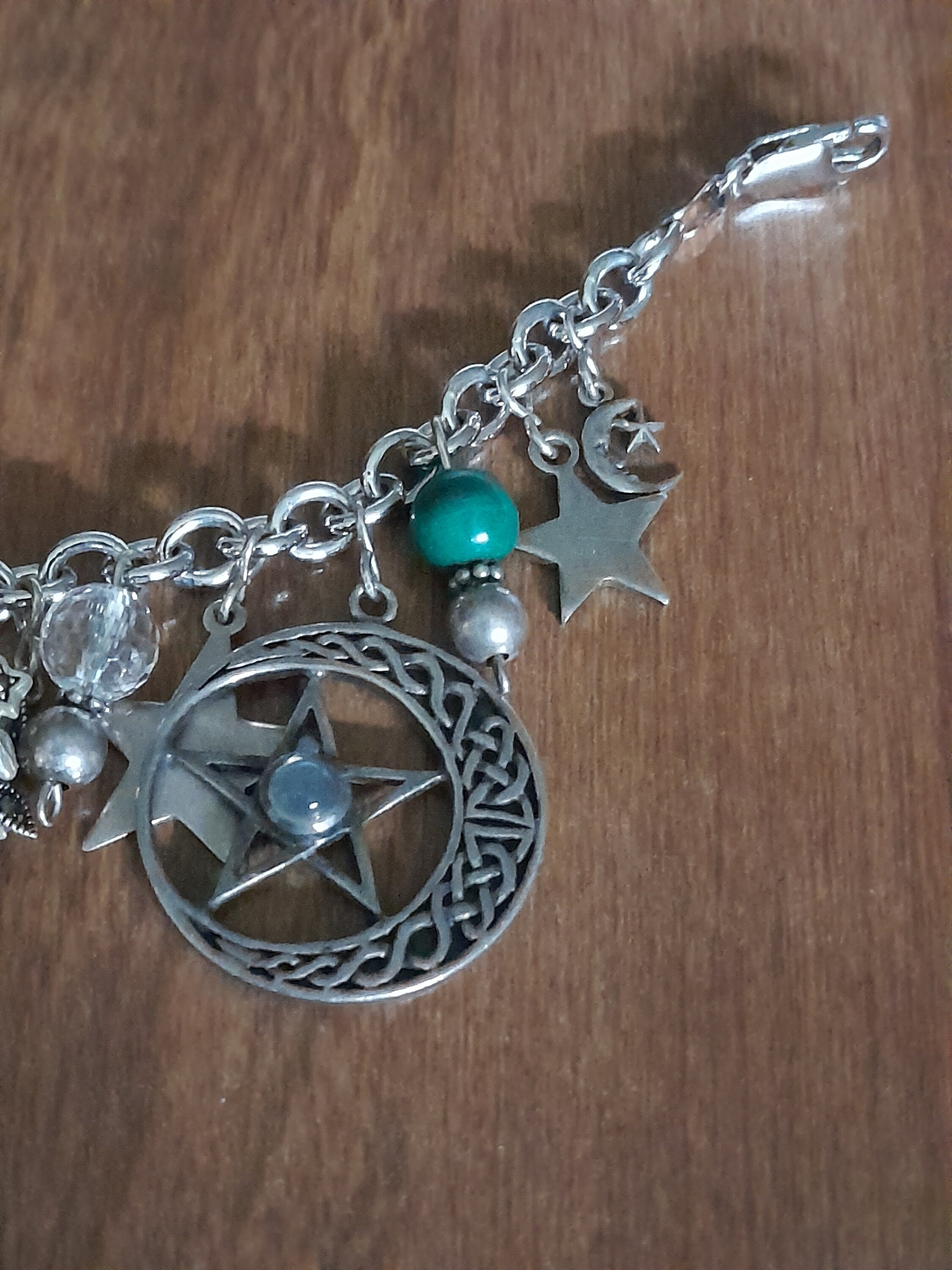 HANDCRAFTED Sterling Silver 5 Elements Charm Bracelet - Etsy HANDCRAFTED Sterling Silver 5 Elements Charm Bracelet - Etsy
