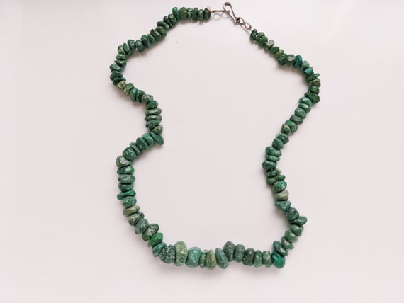 Chunky Bead Jade Necklace - image 2