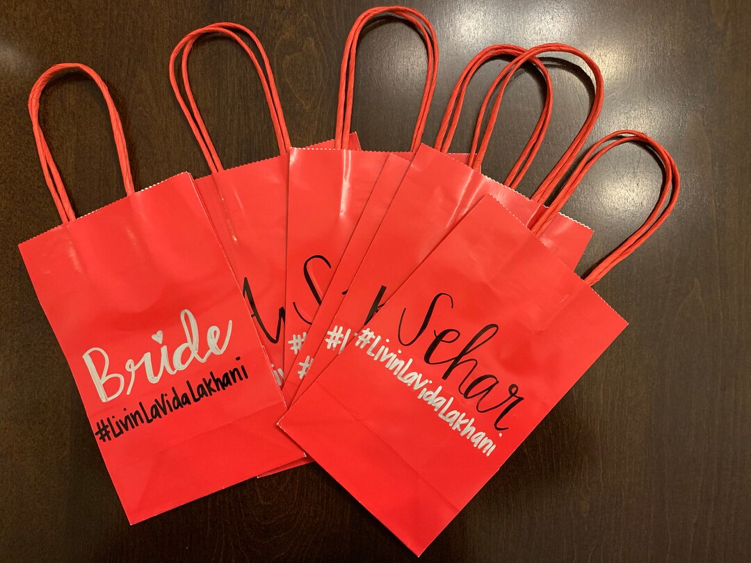 Personalized Gift Bags, Bachelorette Gift Bags, Custom Gift Bags ...