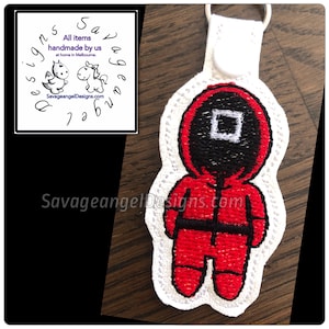 Korean game show embroidery design 4x4