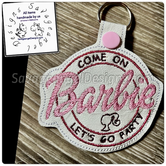 Digital file doll party bag tag embroidery designs 4x4