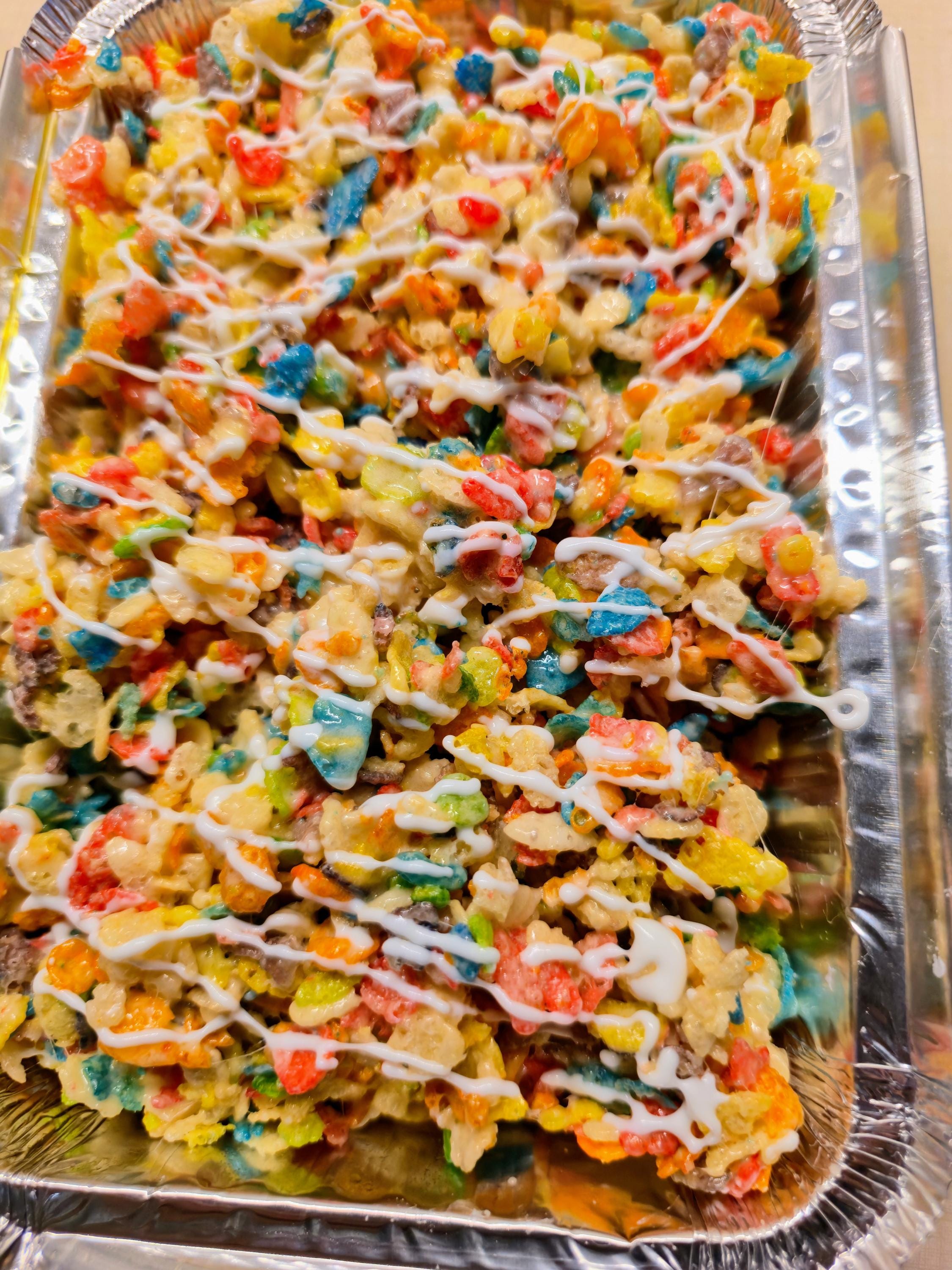 Fruity Rice Cereal crispy rice marshmallow cereal bar treats Choose size and flavor choices