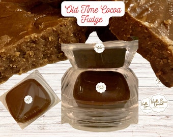Grandma's Old Fashioned Chocolate Fudge Candy Buttery Cocoa Treat Gift Boxed Candy for Holidays, Birthday, Anniversary, Christmas Handmade