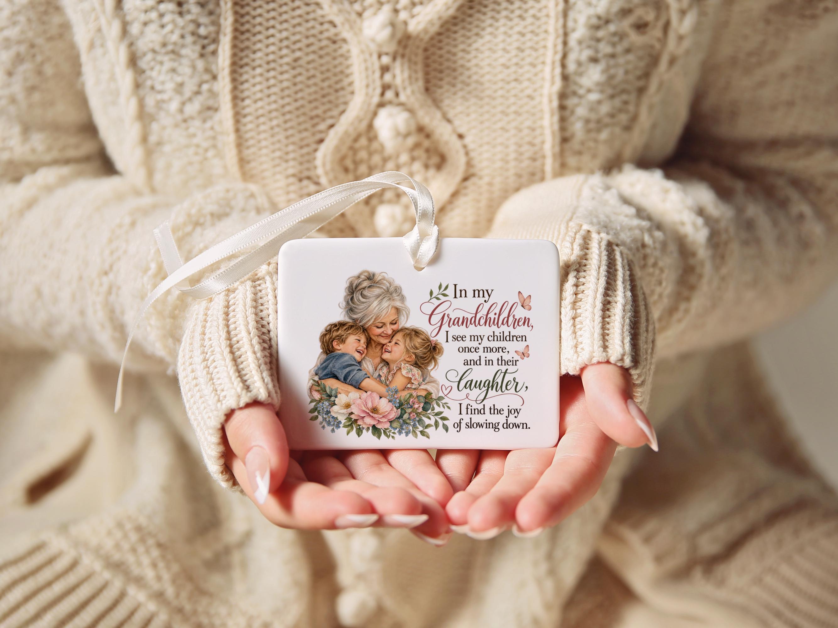 Grandma Ceramic Christmas Ornament 4